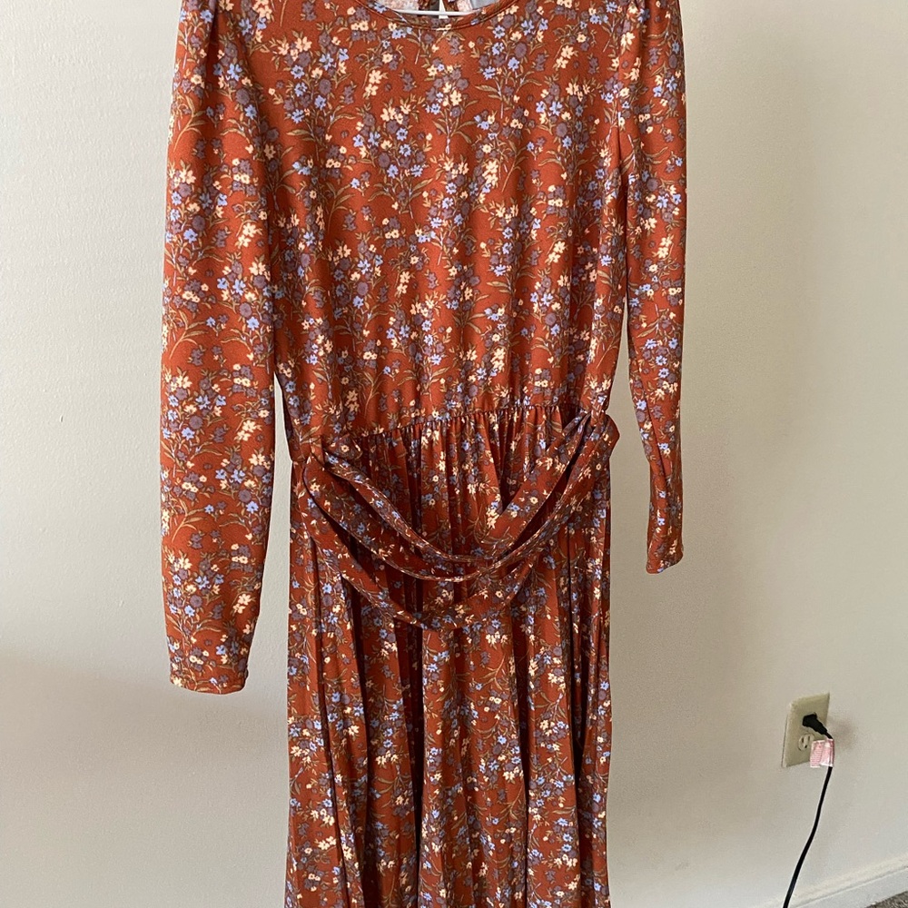 Floral Long Sleeve Dress
